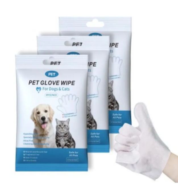 Pet Cleaning Gloves & Wipes by Wowza Finds