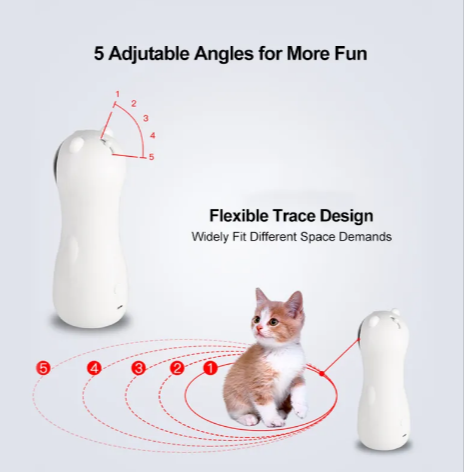 Automatic Bear Laser Cat Toy by Wowza Finds