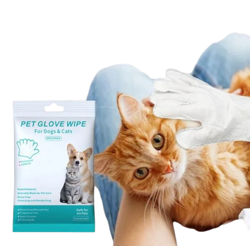 Pet Cleaning Gloves & Wipes by Wowza Finds