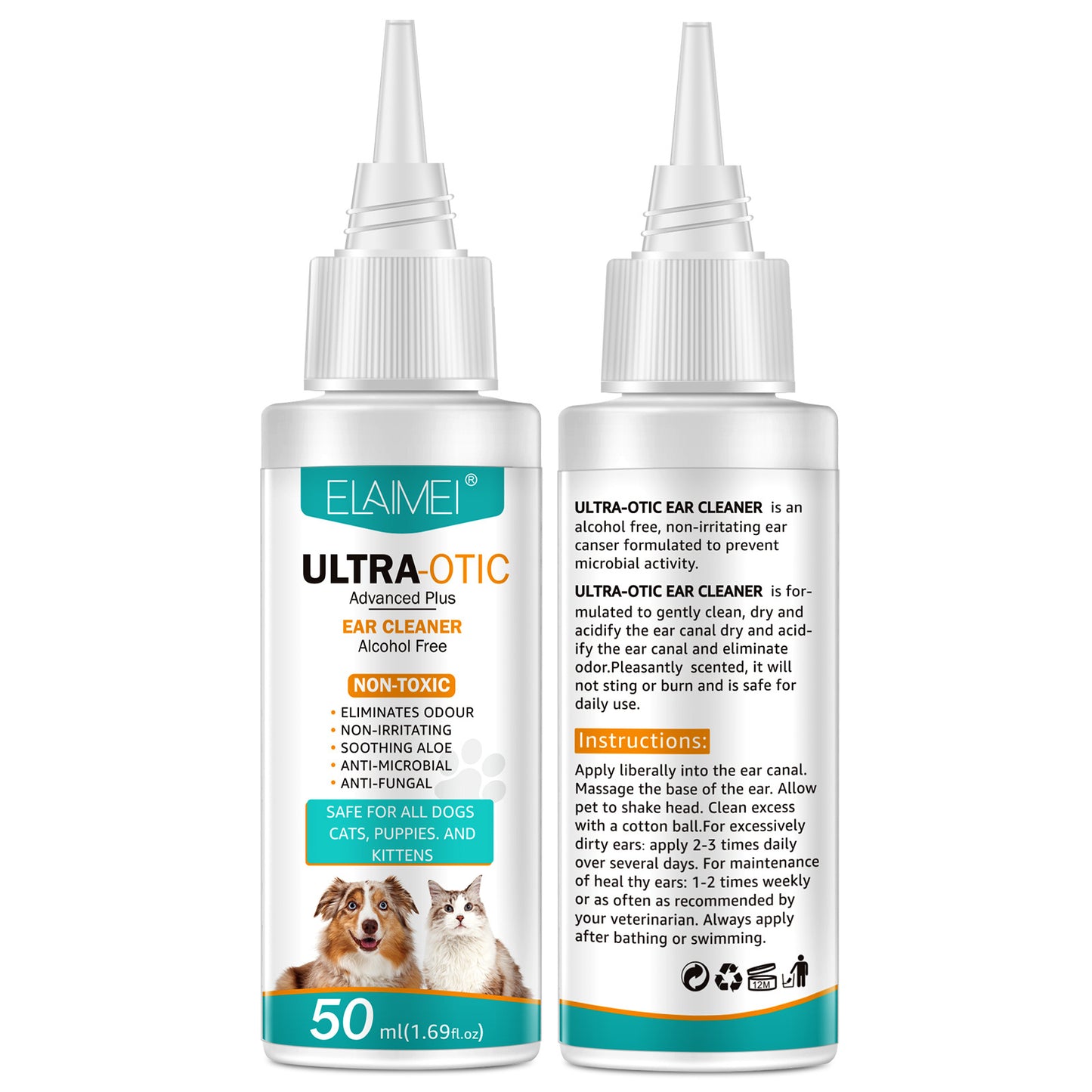 Pet Ear Cleaner 50ml by Wowza Finds