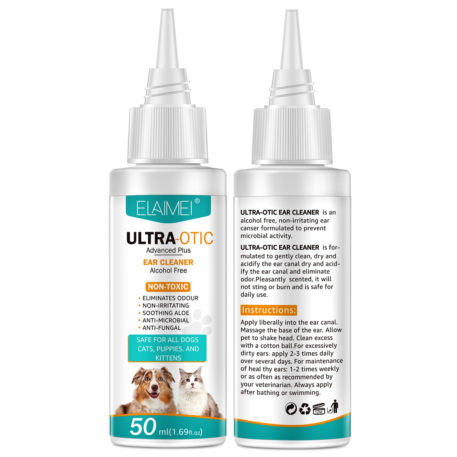 Pet Ear Cleaner 50ml by Wowza Finds