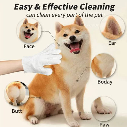 Pet Cleaning Gloves & Wipes by Wowza Finds