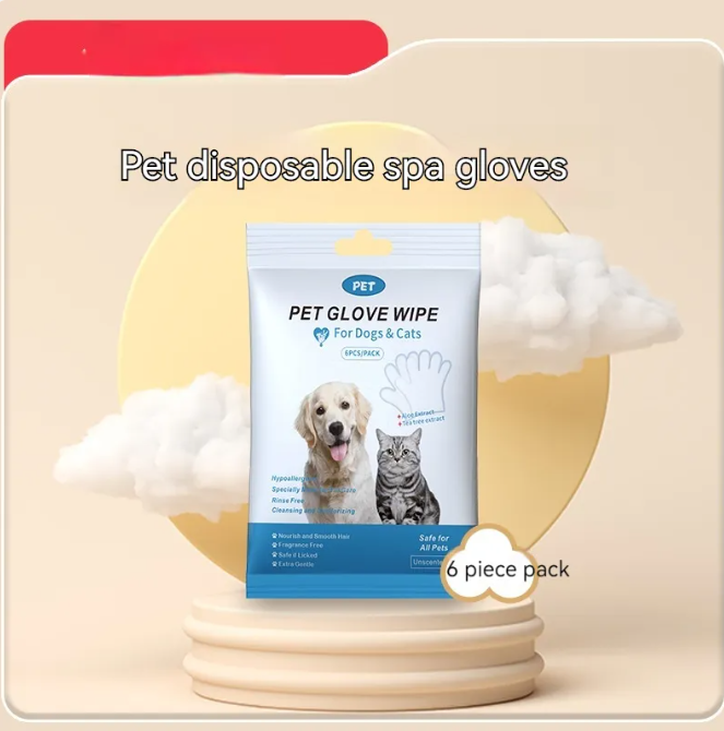 Pet Cleaning Gloves & Wipes by Wowza Finds