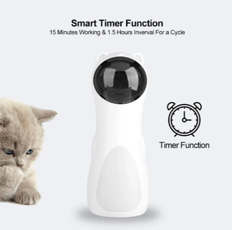 Automatic Bear Laser Cat Toy by Wowza Finds